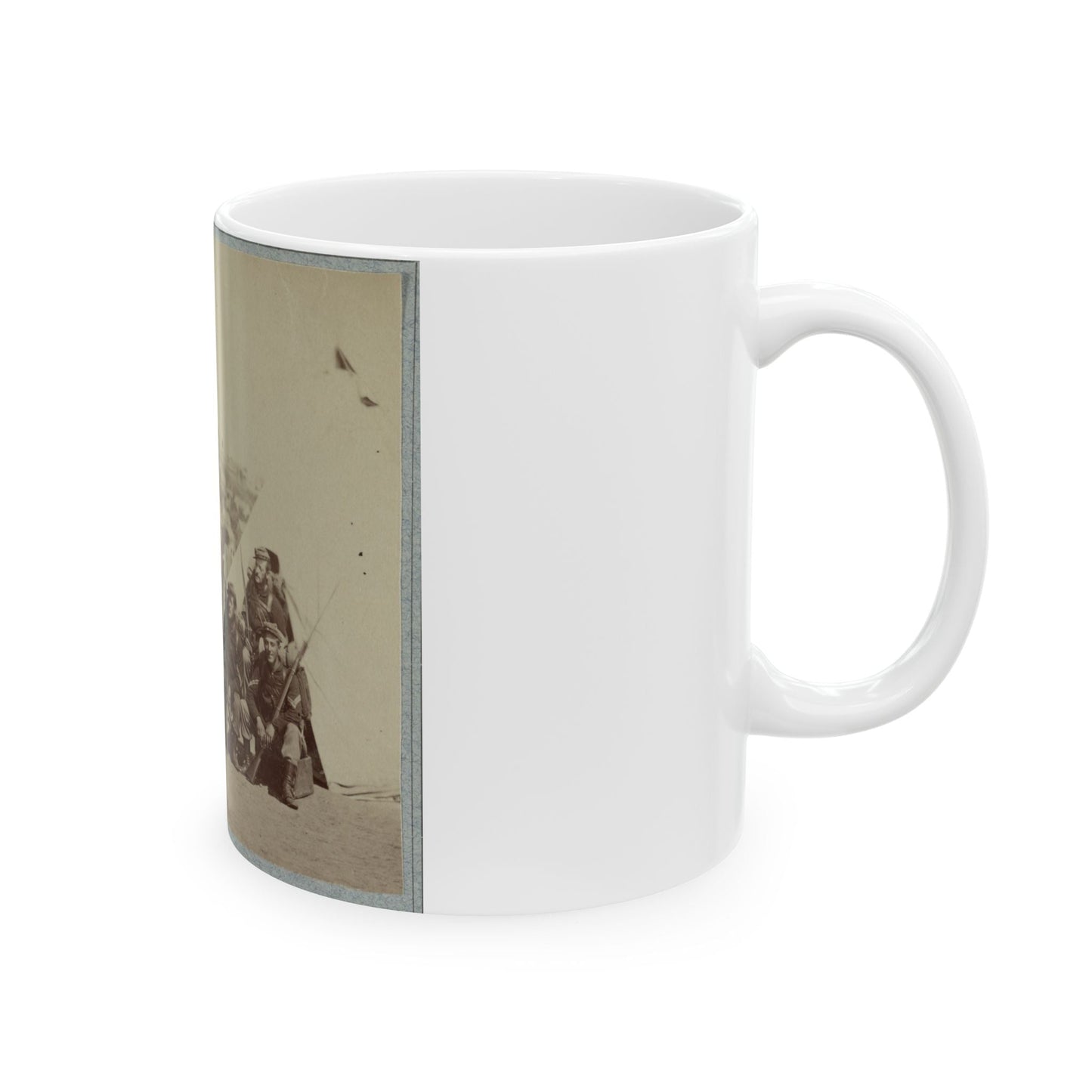 22d New York State Militia Near Harpers Ferry, Va., 1861 I.E.1862 001(2) (U.S. Civil War) White Coffee Mug