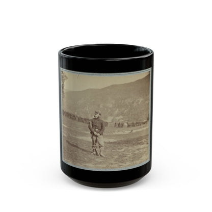 22d New York State Militia Near Harpers Ferry, Va., 1861 I.E.1862 002 (U.S. Civil War) Black Coffee Mug