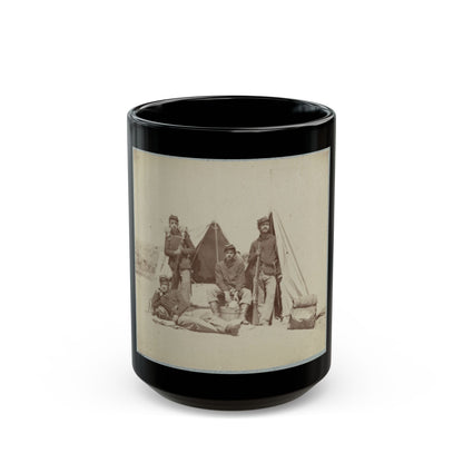 22d New York State Militia Near Harpers Ferry, Va., 1861 I.E.1862 003 (U.S. Civil War) Black Coffee Mug