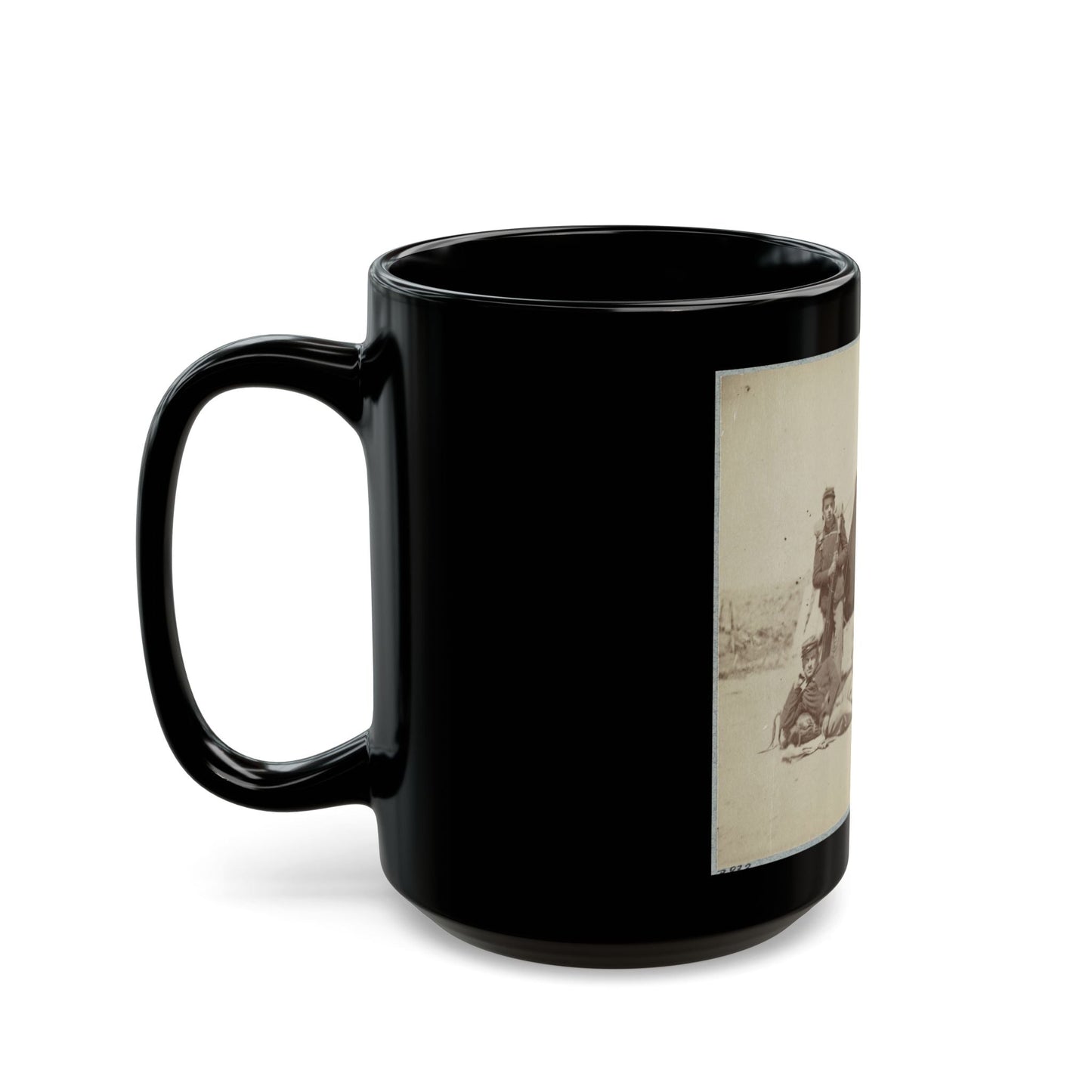 22d New York State Militia Near Harpers Ferry, Va., 1861 I.E.1862 003 (U.S. Civil War) Black Coffee Mug