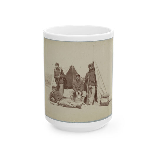 22d New York State Militia Near Harpers Ferry, Va., 1861 I.E.1862 003 (U.S. Civil War) White Coffee Mug