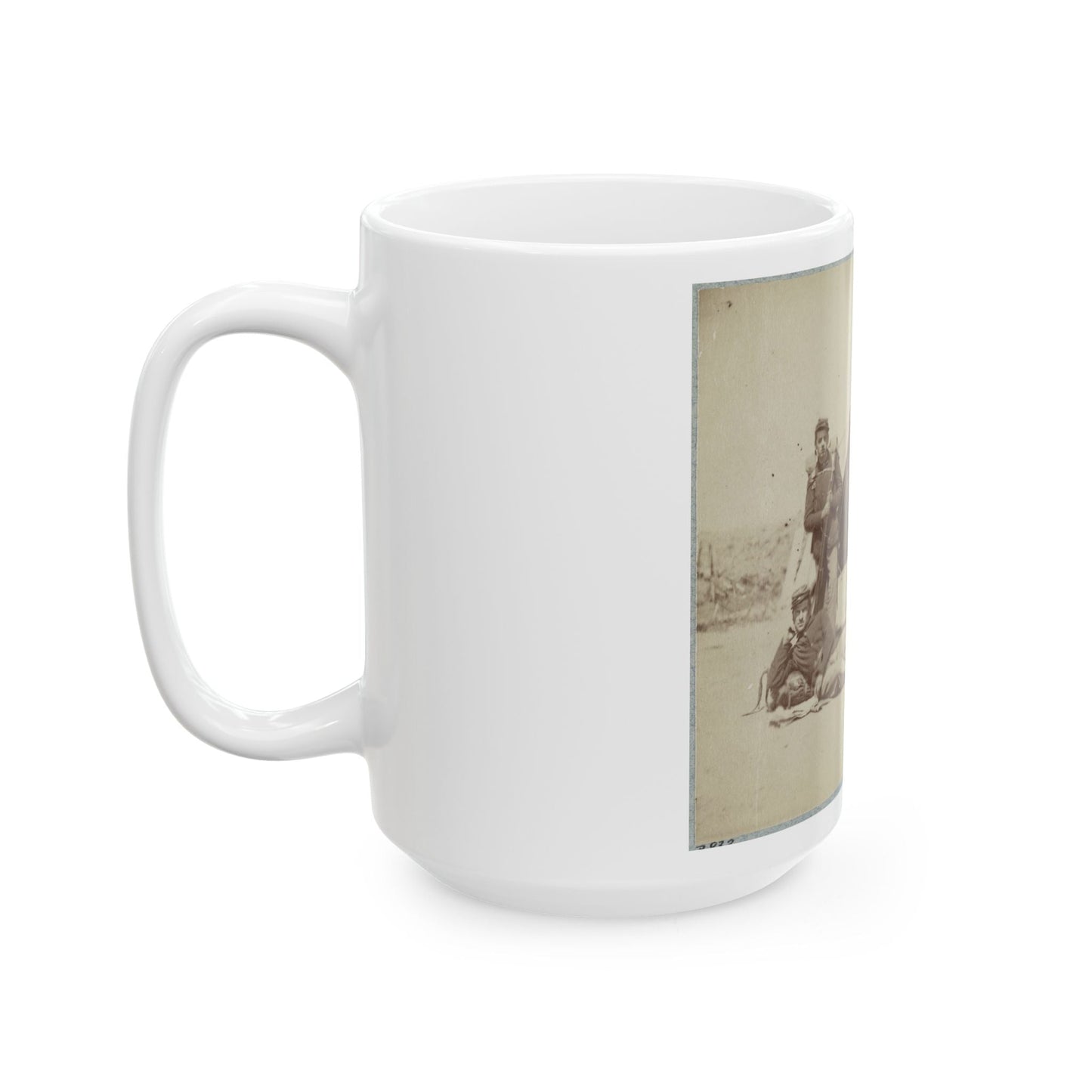 22d New York State Militia Near Harpers Ferry, Va., 1861 I.E.1862 003 (U.S. Civil War) White Coffee Mug