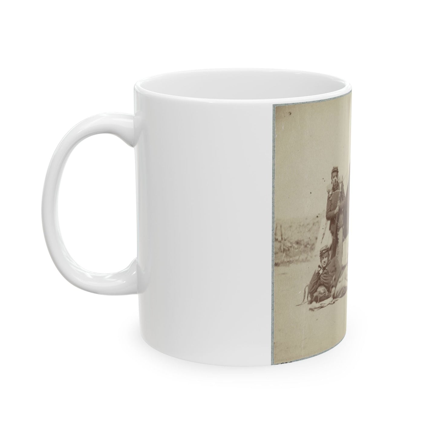 22d New York State Militia Near Harpers Ferry, Va., 1861 I.E.1862 003 (U.S. Civil War) White Coffee Mug