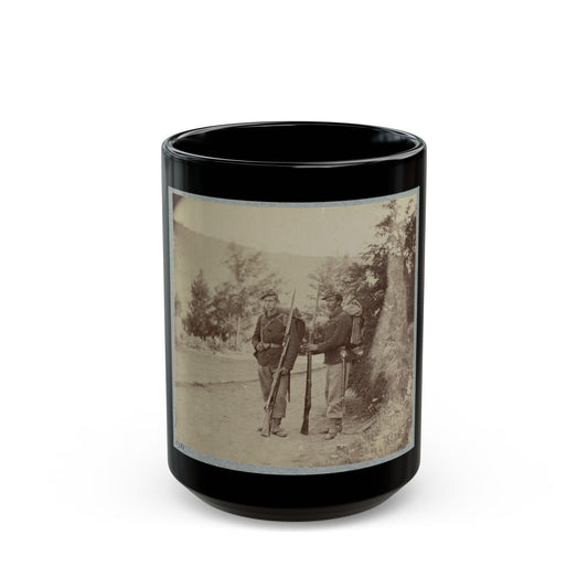 22d New York State Militia Near Harpers Ferry, Va., 1861 I.E.1862 003(2) (U.S. Civil War) Black Coffee Mug