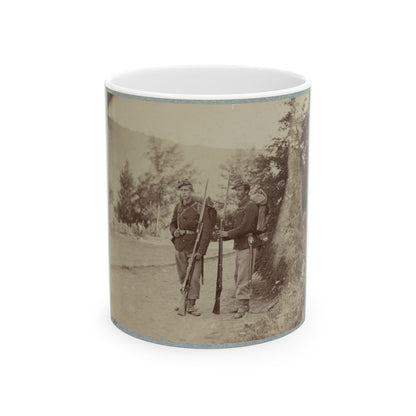 22d New York State Militia Near Harpers Ferry, Va., 1861 I.E.1862 003(2) (U.S. Civil War) White Coffee Mug