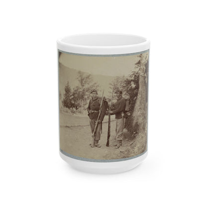 22d New York State Militia Near Harpers Ferry, Va., 1861 I.E.1862 003(2) (U.S. Civil War) White Coffee Mug