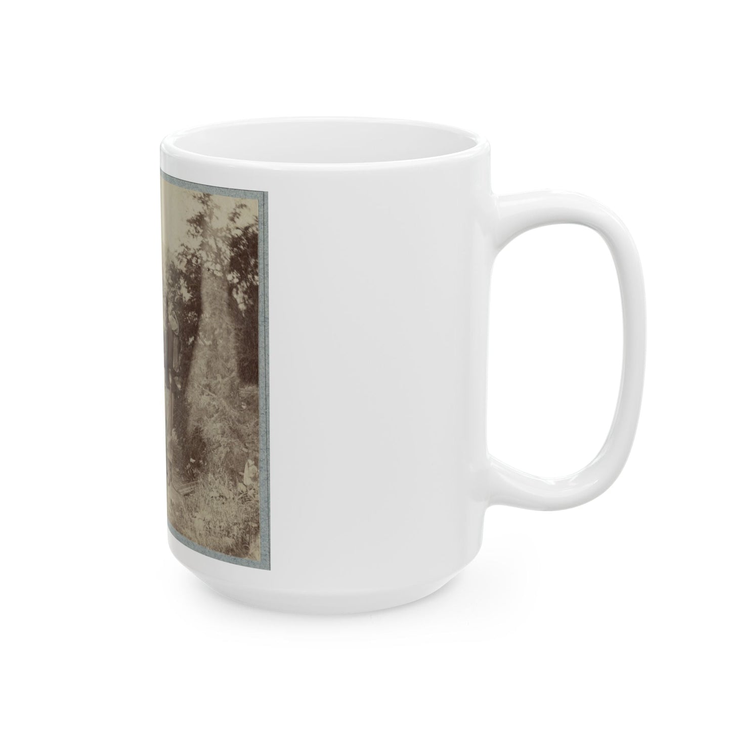 22d New York State Militia Near Harpers Ferry, Va., 1861 I.E.1862 003(2) (U.S. Civil War) White Coffee Mug