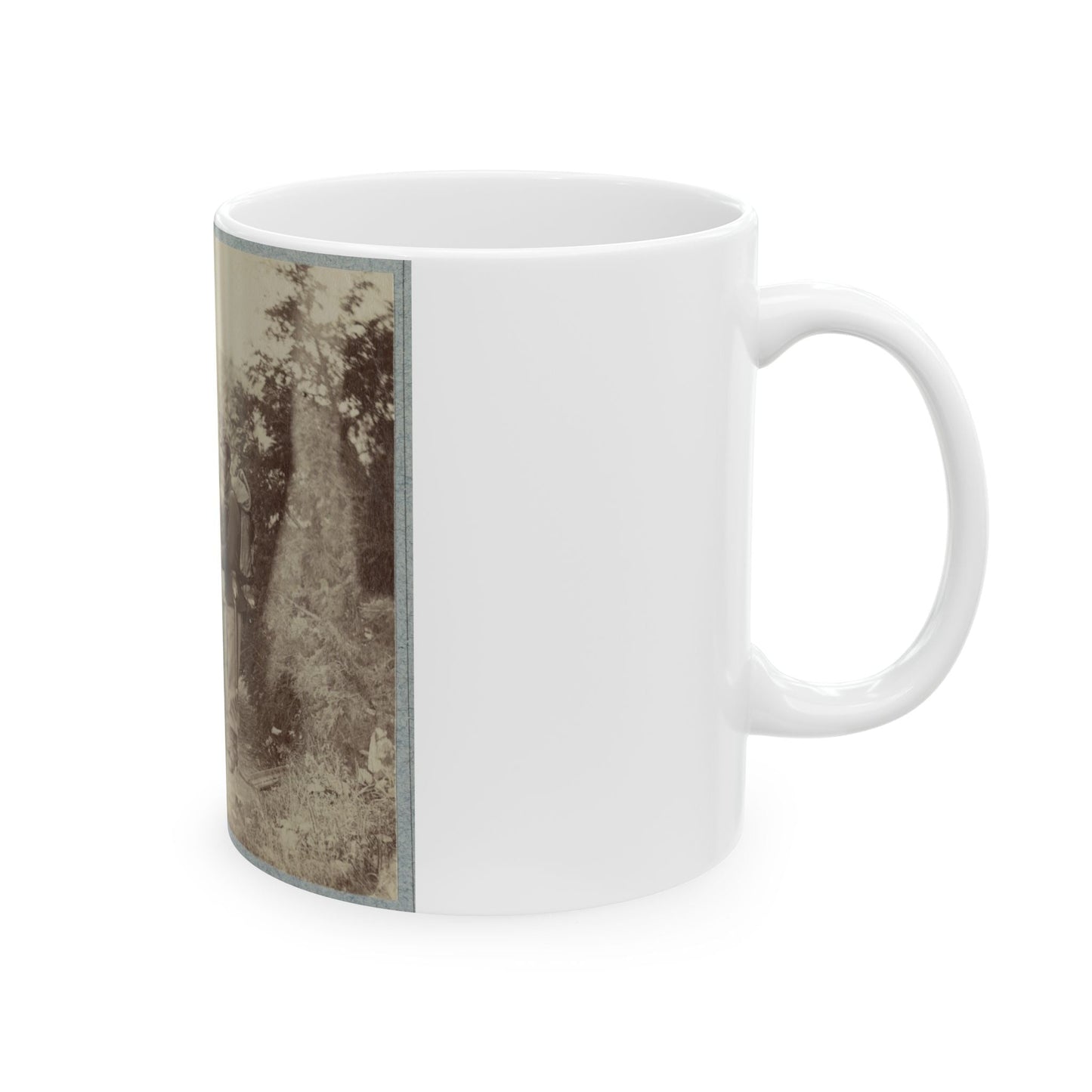 22d New York State Militia Near Harpers Ferry, Va., 1861 I.E.1862 003(2) (U.S. Civil War) White Coffee Mug