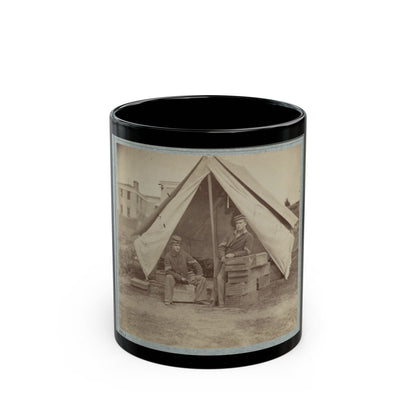 22d New York State Militia Near Harpers Ferry, Va., 1861 I.E.1862 004 (U.S. Civil War) Black Coffee Mug