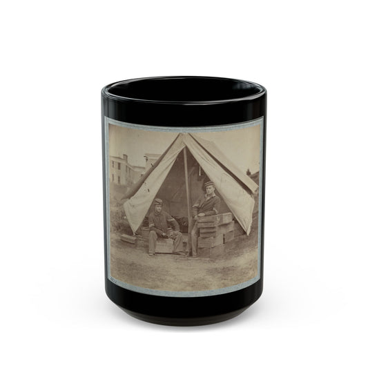 22d New York State Militia Near Harpers Ferry, Va., 1861 I.E.1862 004 (U.S. Civil War) Black Coffee Mug