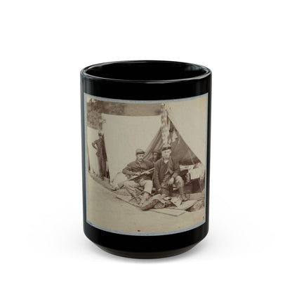 22d New York State Militia Near Harpers Ferry, Va., 1861 I.E.1862 004(2) (U.S. Civil War) Black Coffee Mug