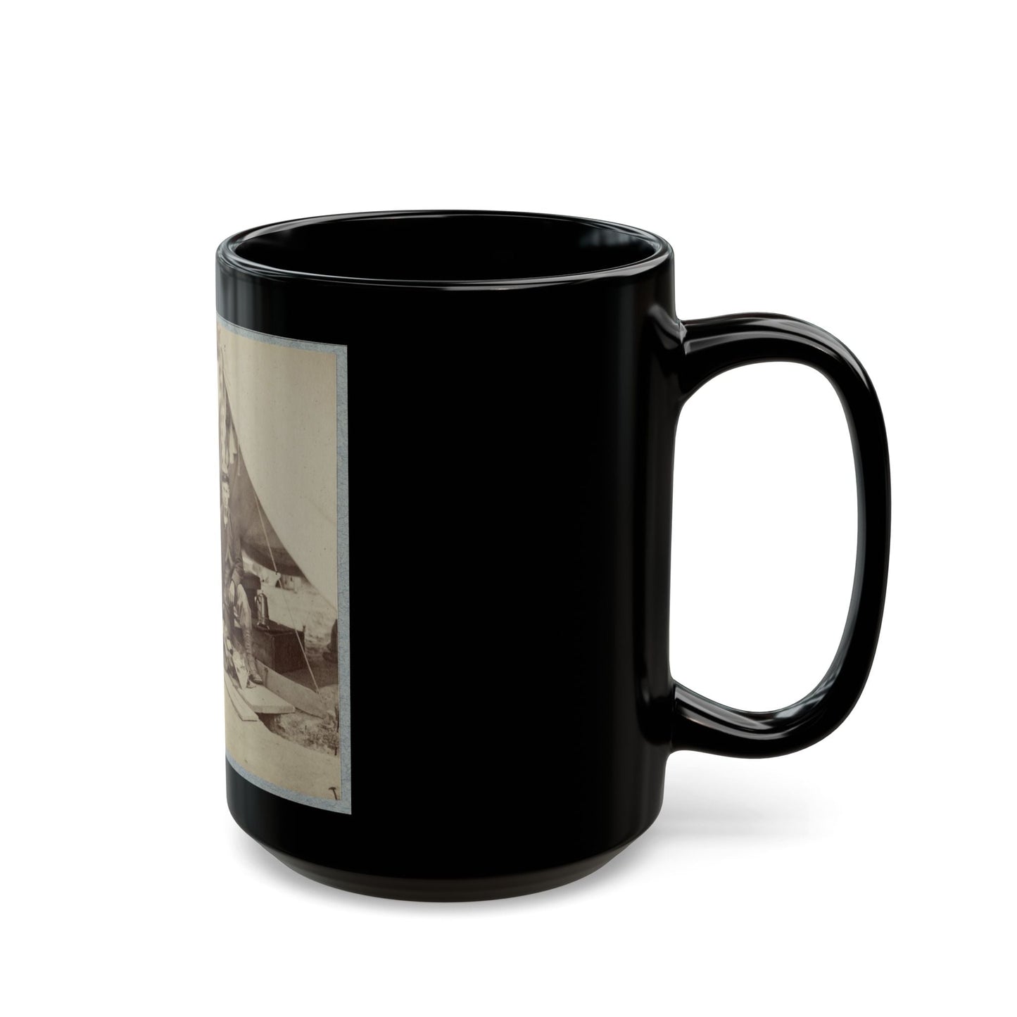 22d New York State Militia Near Harpers Ferry, Va., 1861 I.E.1862 004(2) (U.S. Civil War) Black Coffee Mug