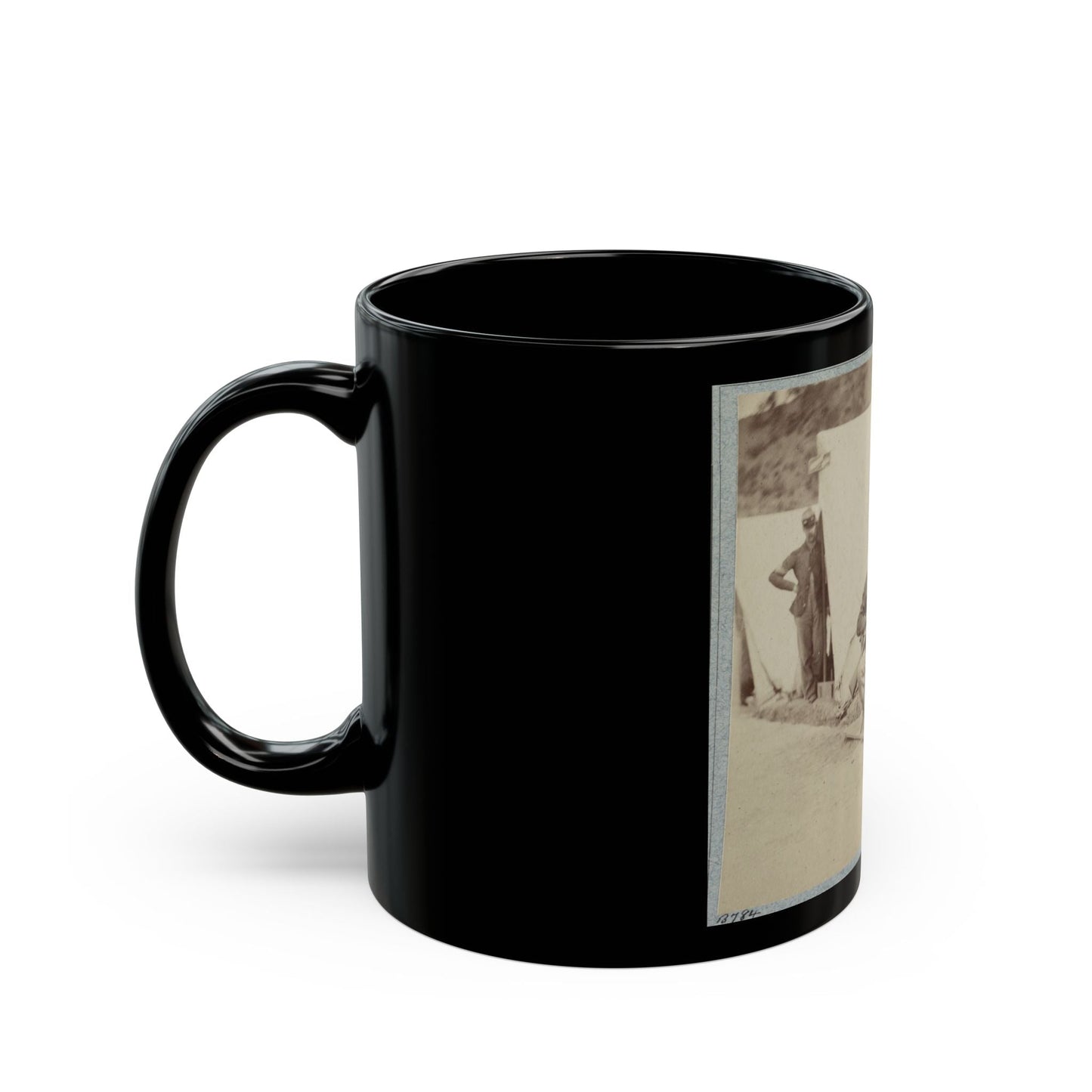 22d New York State Militia Near Harpers Ferry, Va., 1861 I.E.1862 004(2) (U.S. Civil War) Black Coffee Mug