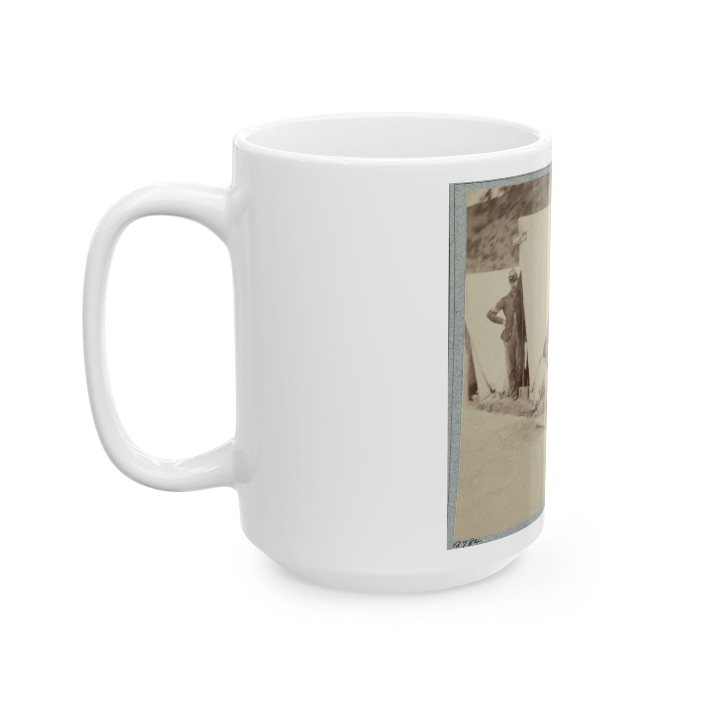 22d New York State Militia Near Harpers Ferry, Va., 1861 I.E.1862 004(2) (U.S. Civil War) White Coffee Mug