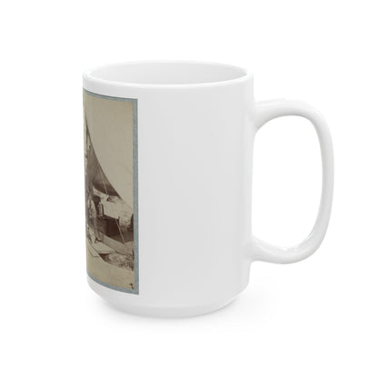 22d New York State Militia Near Harpers Ferry, Va., 1861 I.E.1862 004(2) (U.S. Civil War) White Coffee Mug