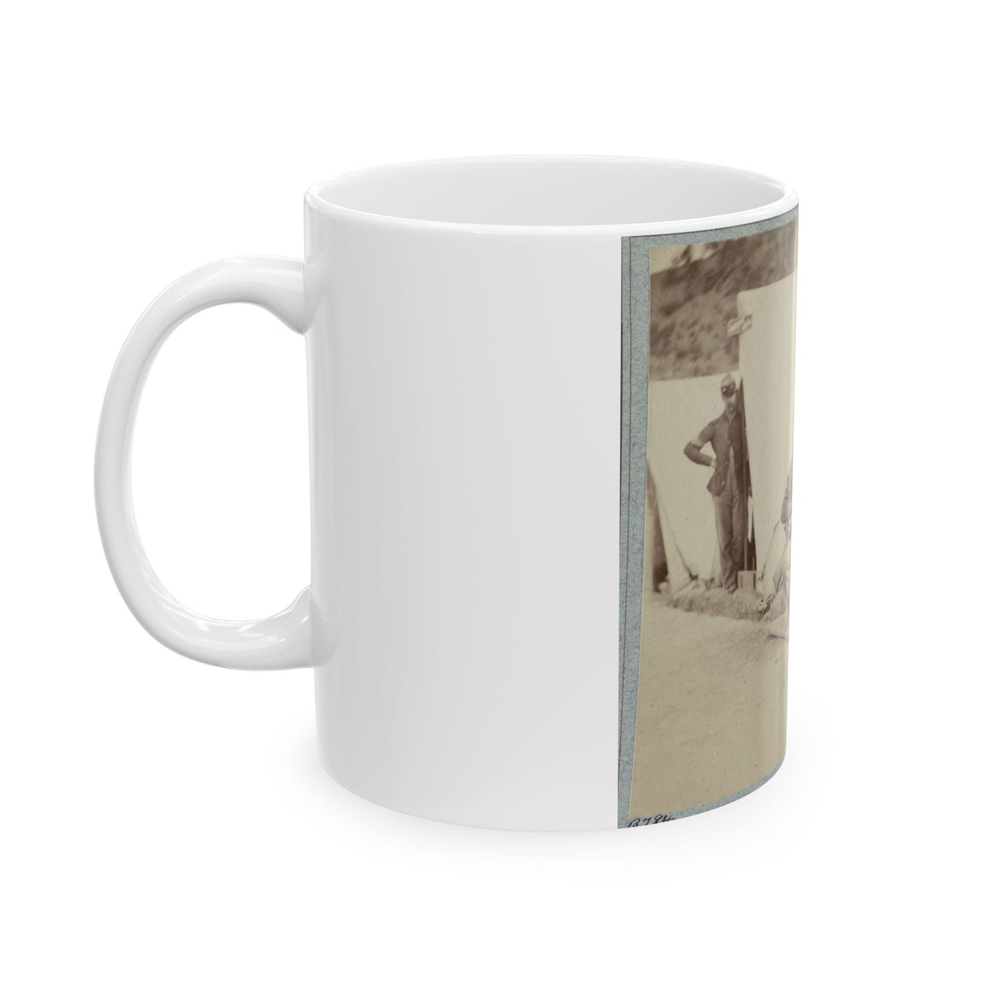 22d New York State Militia Near Harpers Ferry, Va., 1861 I.E.1862 004(2) (U.S. Civil War) White Coffee Mug