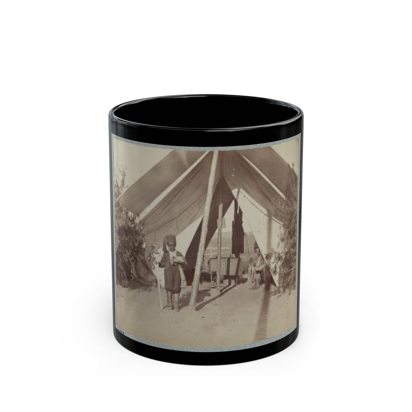 22d New York State Militia Near Harpers Ferry, Va., 1861 I.E.1862 005 (U.S. Civil War) Black Coffee Mug