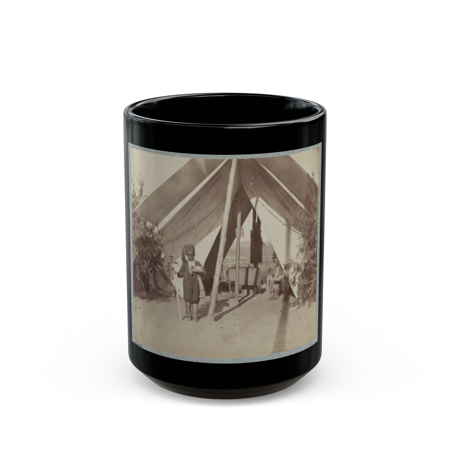 22d New York State Militia Near Harpers Ferry, Va., 1861 I.E.1862 005 (U.S. Civil War) Black Coffee Mug