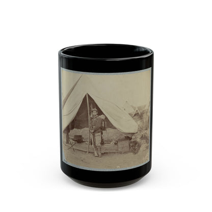 22d New York State Militia Near Harpers Ferry, Va., 1861 I.E.1862 005(2) (U.S. Civil War) Black Coffee Mug