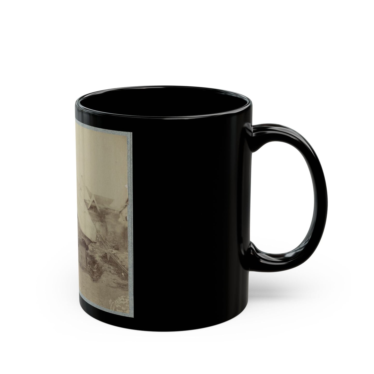 22d New York State Militia Near Harpers Ferry, Va., 1861 I.E.1862 005(2) (U.S. Civil War) Black Coffee Mug