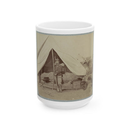 22d New York State Militia Near Harpers Ferry, Va., 1861 I.E.1862 005(2) (U.S. Civil War) White Coffee Mug