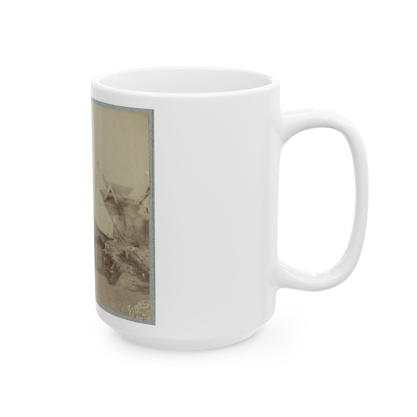 22d New York State Militia Near Harpers Ferry, Va., 1861 I.E.1862 005(2) (U.S. Civil War) White Coffee Mug