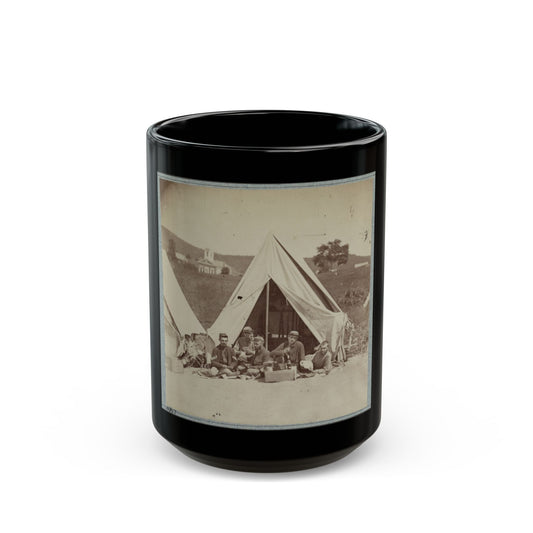 22d New York State Militia Near Harpers Ferry, Va., 1861 I.E.1862 006 (U.S. Civil War) Black Coffee Mug