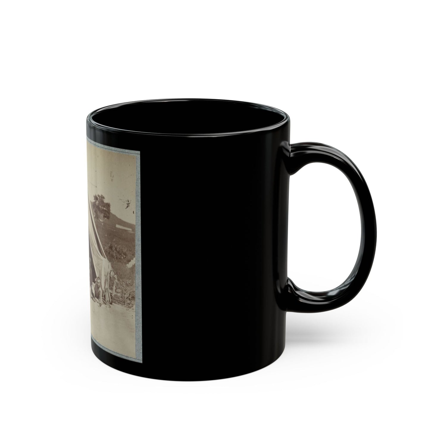 22d New York State Militia Near Harpers Ferry, Va., 1861 I.E.1862 006 (U.S. Civil War) Black Coffee Mug