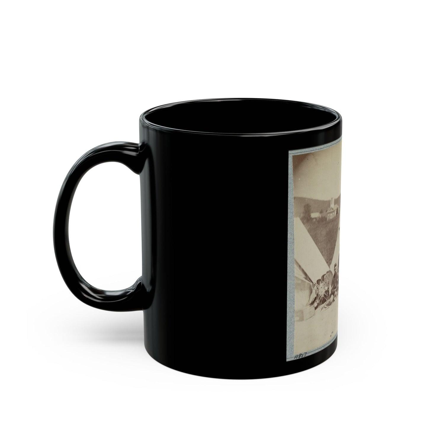 22d New York State Militia Near Harpers Ferry, Va., 1861 I.E.1862 006 (U.S. Civil War) Black Coffee Mug