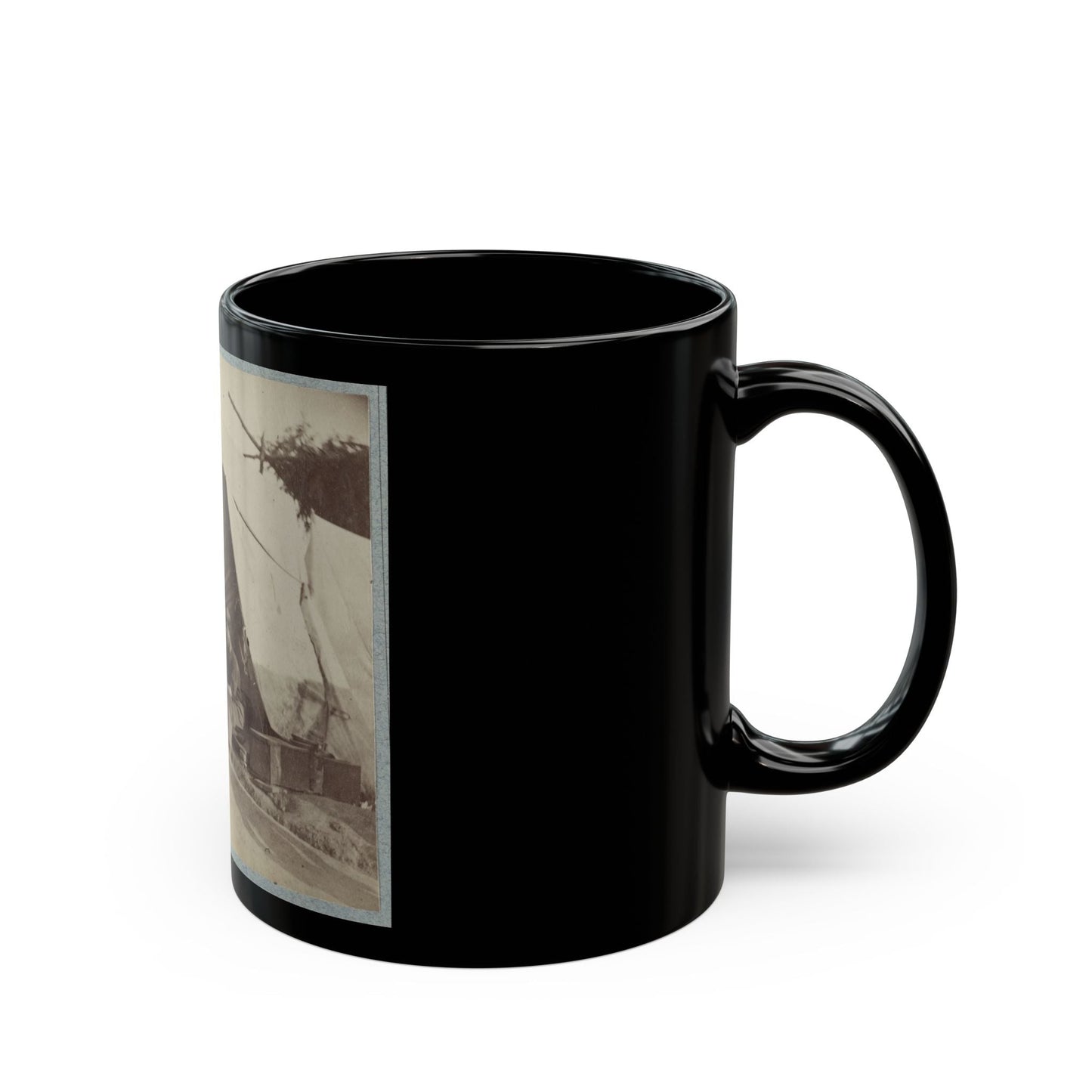 22d New York State Militia Near Harpers Ferry, Va., 1861 I.E.1862 008 (U.S. Civil War) Black Coffee Mug