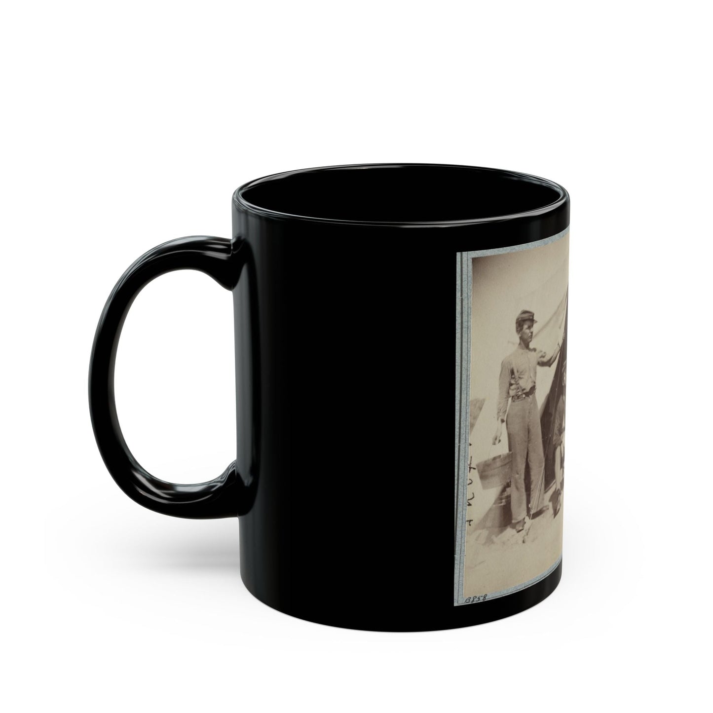 22d New York State Militia Near Harpers Ferry, Va., 1861 I.E.1862 009 (U.S. Civil War) Black Coffee Mug