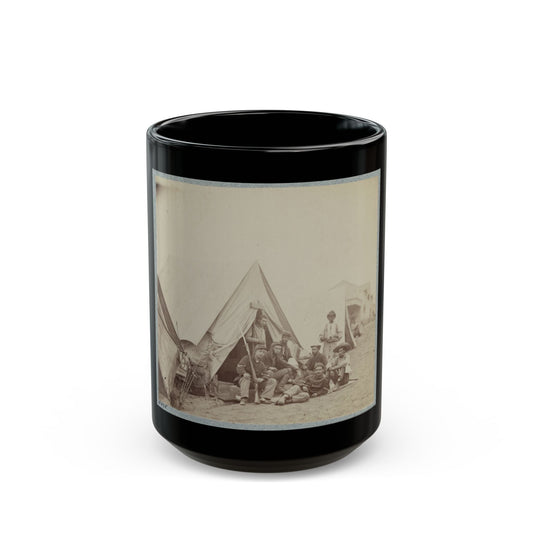 22d New York State Militia Near Harpers Ferry, Va., 1861 I.E.1862 010 (U.S. Civil War) Black Coffee Mug