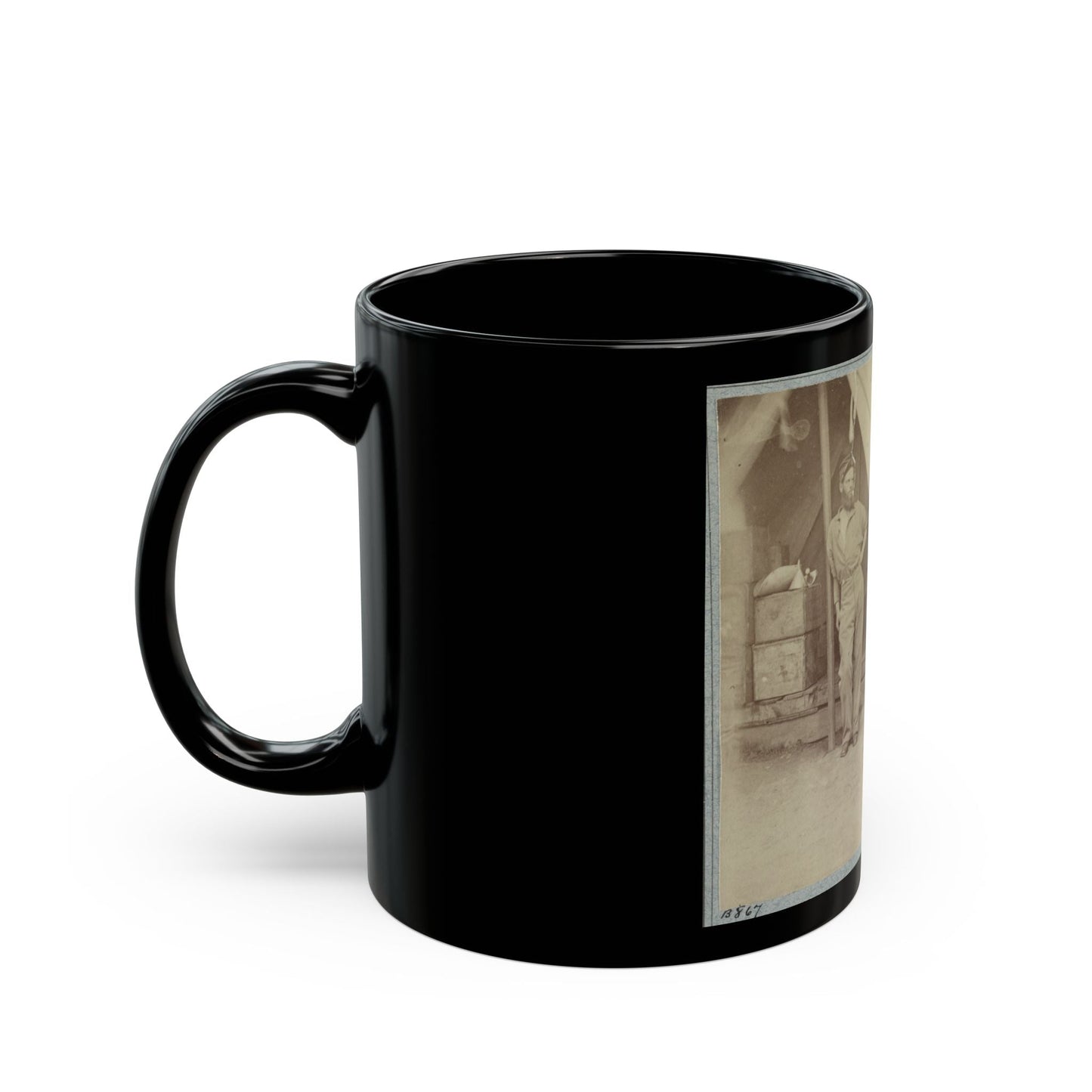 22d New York State Militia Near Harpers Ferry, Va., 1861 I.E.1862 011 (U.S. Civil War) Black Coffee Mug