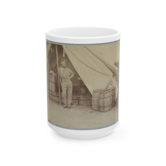 22d New York State Militia Near Harpers Ferry, Va., 1861 I.E.1862 011 (U.S. Civil War) White Coffee Mug