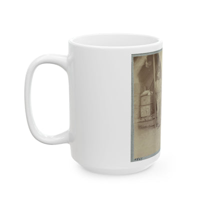 22d New York State Militia Near Harpers Ferry, Va., 1861 I.E.1862 011 (U.S. Civil War) White Coffee Mug