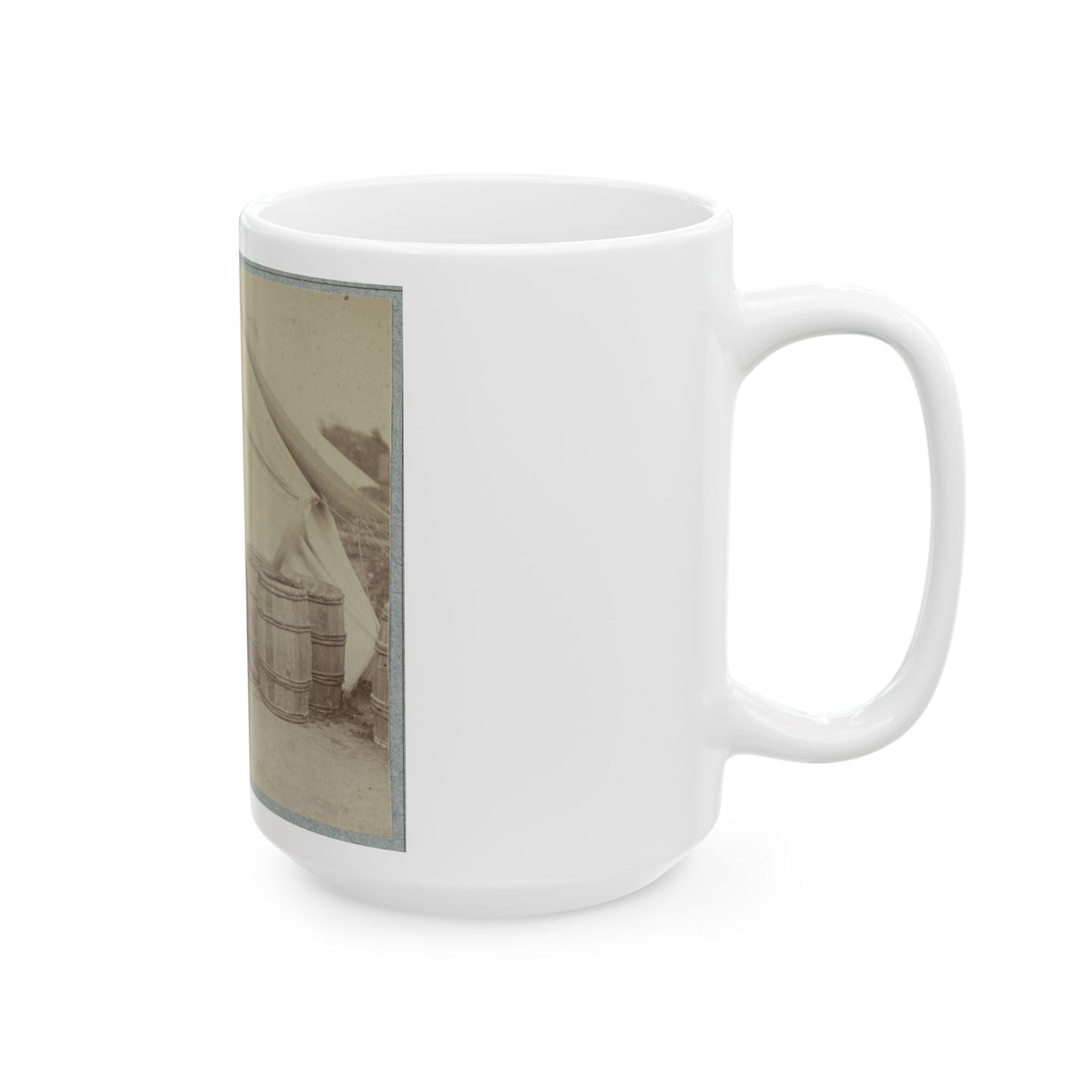 22d New York State Militia Near Harpers Ferry, Va., 1861 I.E.1862 011 (U.S. Civil War) White Coffee Mug