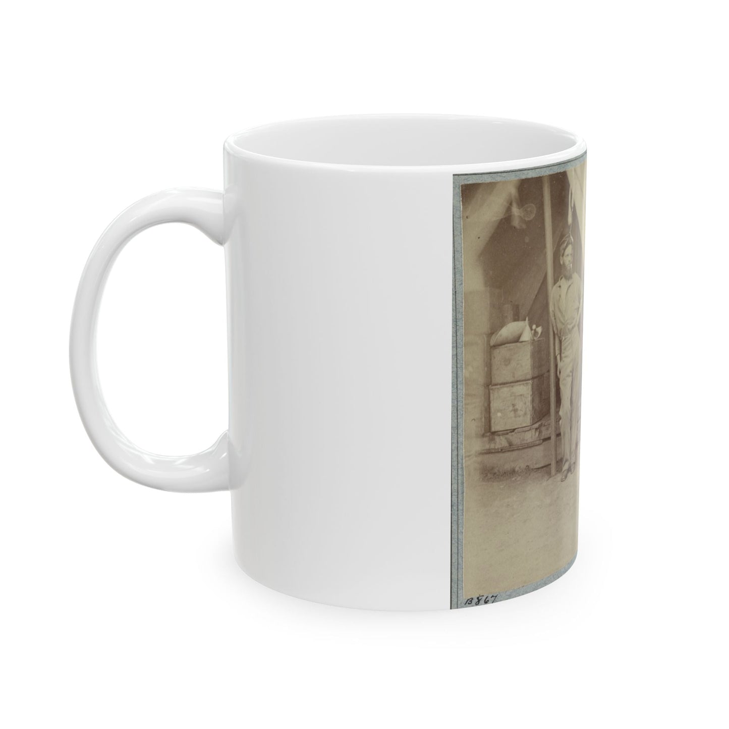 22d New York State Militia Near Harpers Ferry, Va., 1861 I.E.1862 011 (U.S. Civil War) White Coffee Mug