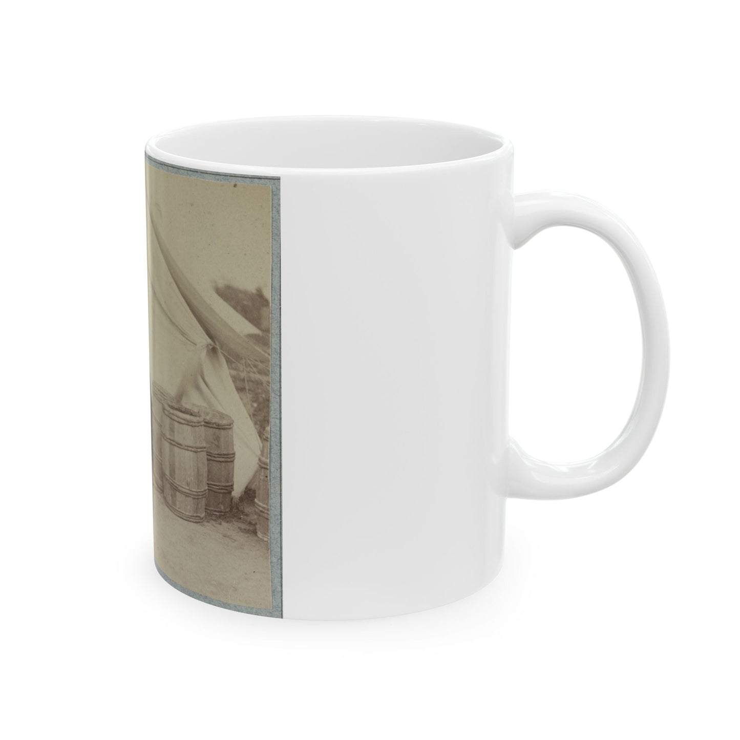 22d New York State Militia Near Harpers Ferry, Va., 1861 I.E.1862 011 (U.S. Civil War) White Coffee Mug