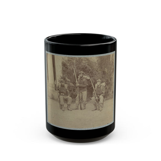 22d New York State Militia Near Harpers Ferry, Va., 1861 I.E.1862 012 (U.S. Civil War) Black Coffee Mug