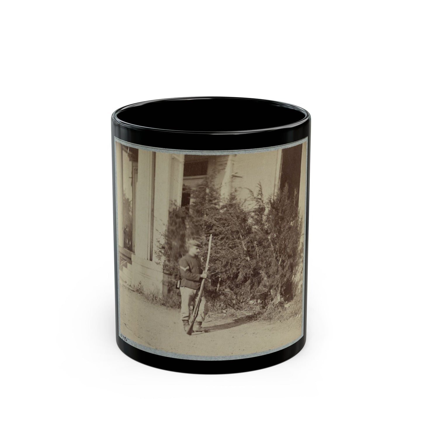 22d New York State Militia Near Harpers Ferry, Va., 1861 I.E.1862 013 (U.S. Civil War) Black Coffee Mug