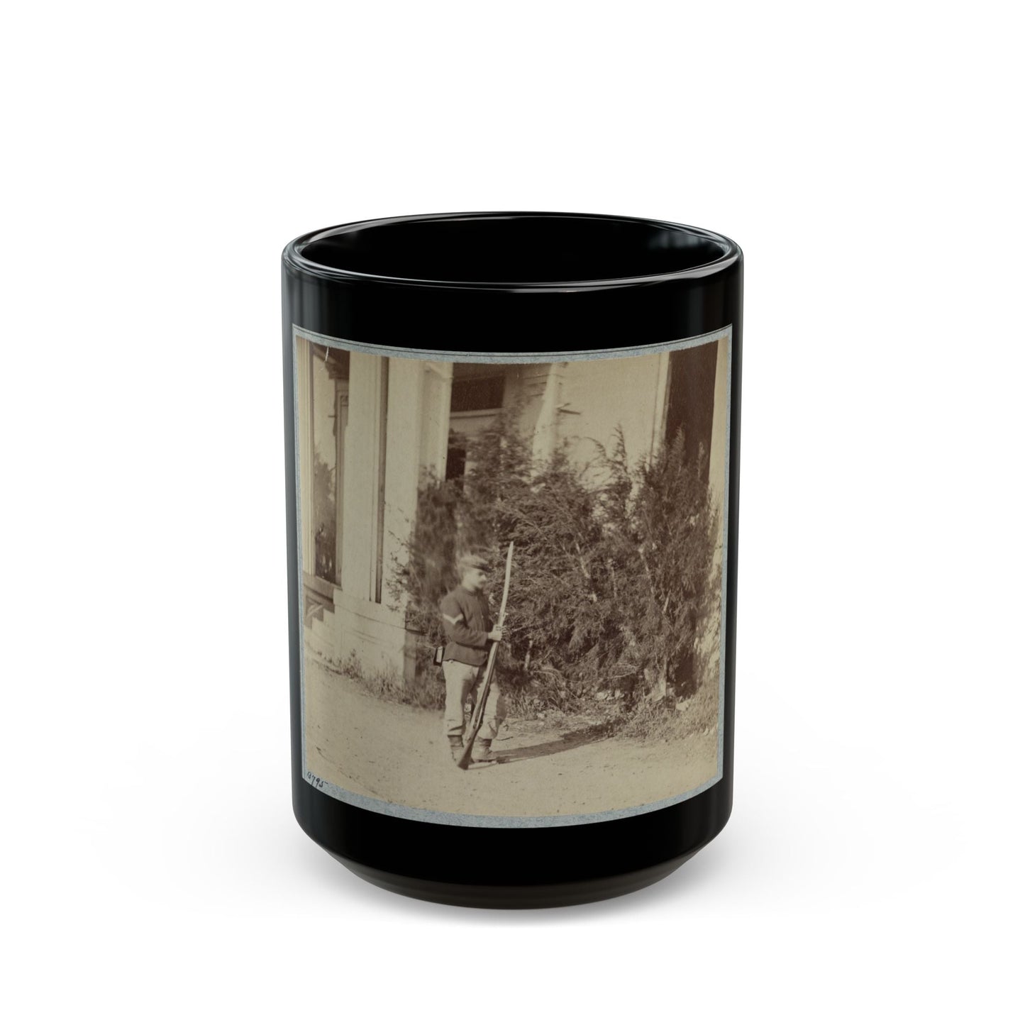 22d New York State Militia Near Harpers Ferry, Va., 1861 I.E.1862 013 (U.S. Civil War) Black Coffee Mug