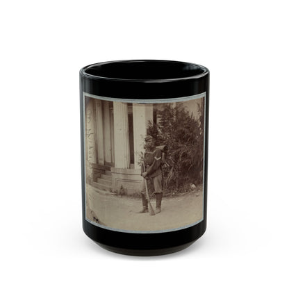 22d New York State Militia Near Harpers Ferry, Va., 1861 I.E.1862 014 (U.S. Civil War) Black Coffee Mug