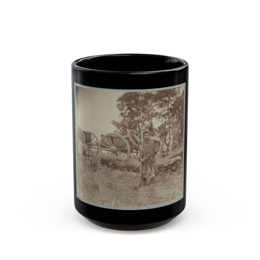 22d New York State Militia Near Harpers Ferry, Va., 1861 I.E.1862 015 (U.S. Civil War) Black Coffee Mug