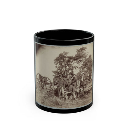 22d New York State Militia Near Harpers Ferry, Va., 1861 I.E.1862 016 (U.S. Civil War) Black Coffee Mug