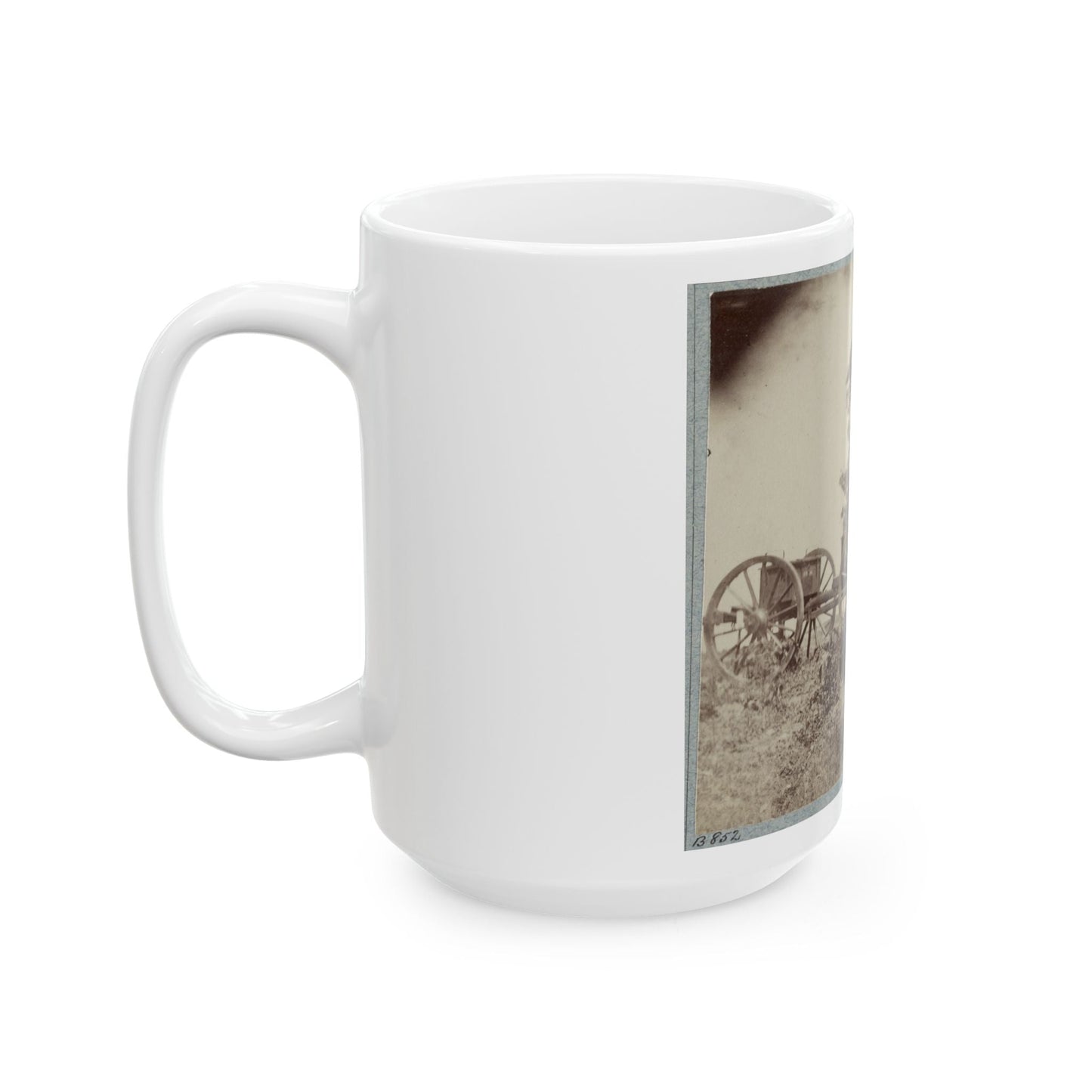 22d New York State Militia Near Harpers Ferry, Va., 1861 I.E.1862 016 (U.S. Civil War) White Coffee Mug