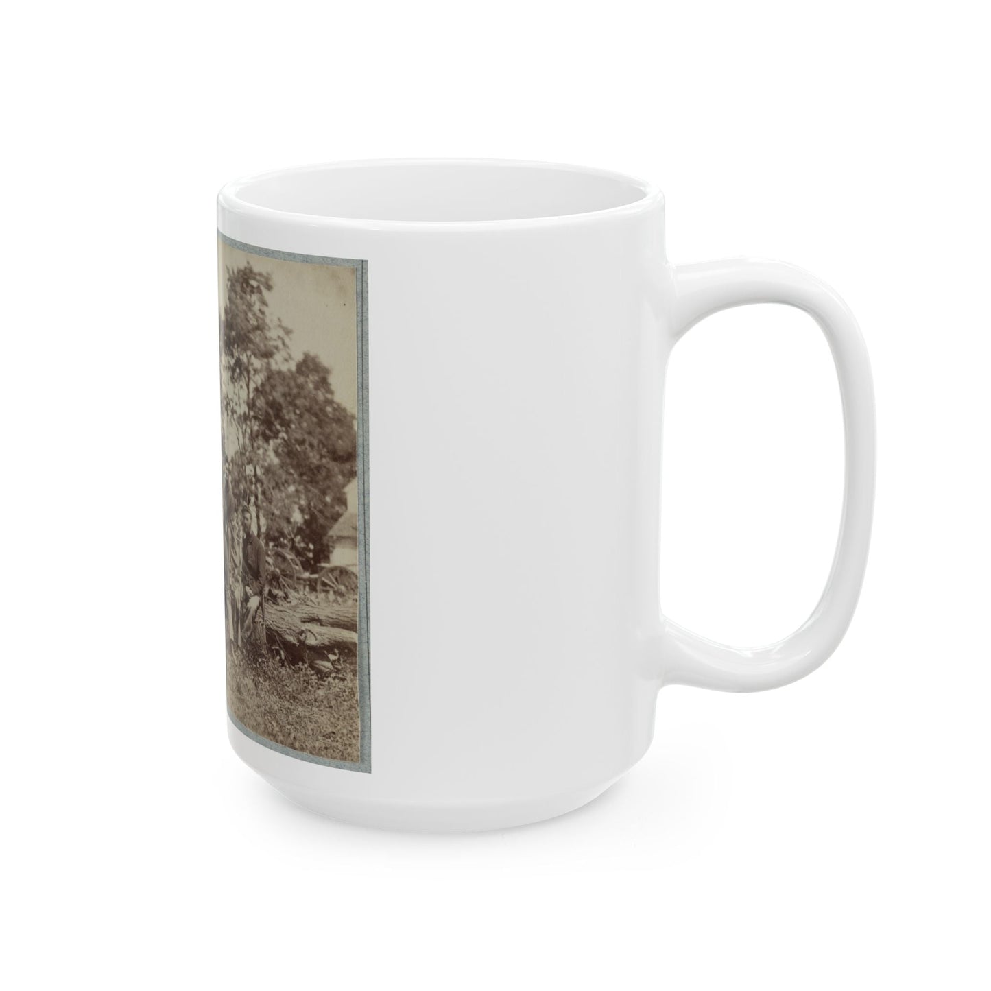 22d New York State Militia Near Harpers Ferry, Va., 1861 I.E.1862 016 (U.S. Civil War) White Coffee Mug