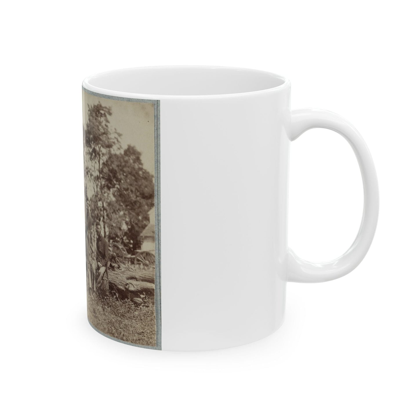 22d New York State Militia Near Harpers Ferry, Va., 1861 I.E.1862 016 (U.S. Civil War) White Coffee Mug