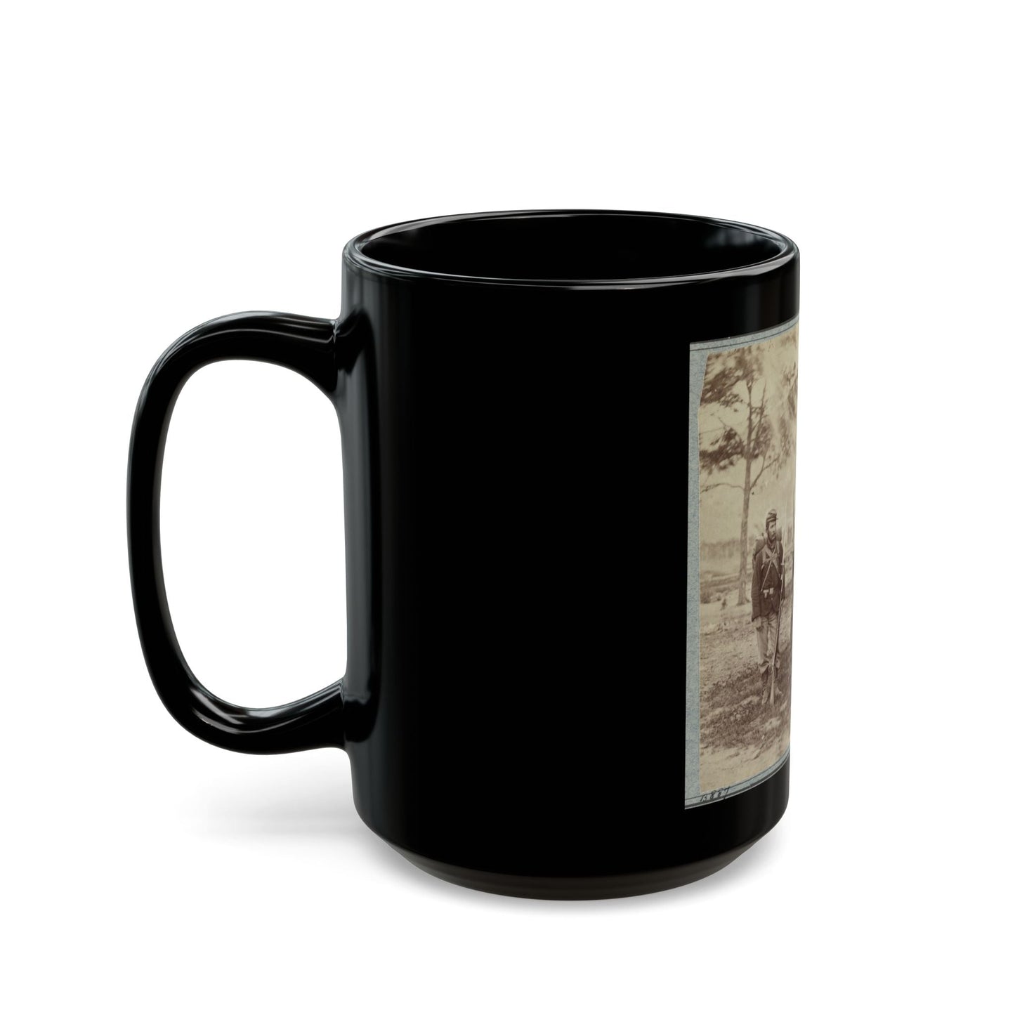 22d New York State Militia Near Harpers Ferry, Va., 1861 I.E.1862 017 (U.S. Civil War) Black Coffee Mug