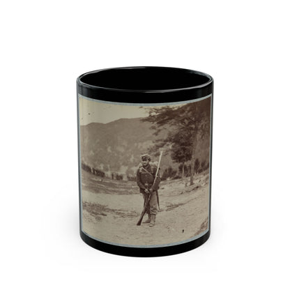 22d New York State Militia Near Harpers Ferry, Va., 1861 I.E.1862 018 (U.S. Civil War) Black Coffee Mug