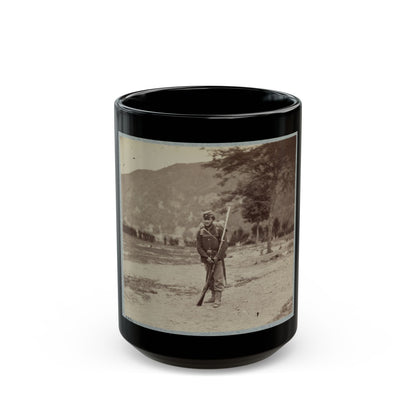 22d New York State Militia Near Harpers Ferry, Va., 1861 I.E.1862 018 (U.S. Civil War) Black Coffee Mug